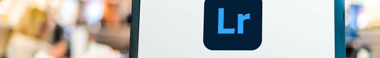 Lightroom tietokoneella.